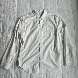 Banana Republic Stretch Poplin Button Up Shirt
